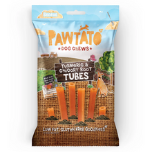Benevo Pawtato Vegan Dog Chew Tubes - Turmeric & Chicory 90g Viva! Shop