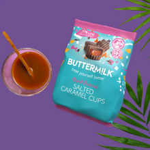 Buttermilk Plant-Powered Salted Caramel Cups 100g Viva! Shop