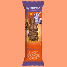 Buttermilk Plant-Powered Zingy Orange Crisp Easter Bunny Bar 35g Viva! Shop