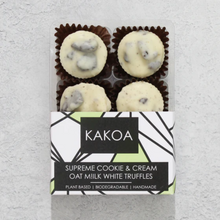 Kakoa Supreme Cookies & Cream Vegan Oat M!lk Chocolate Truffles 75g Viva! Shop