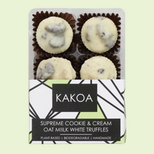 Kakoa Supreme Cookies & Cream Vegan Oat M!lk Chocolate Truffles 75g Viva! Shop