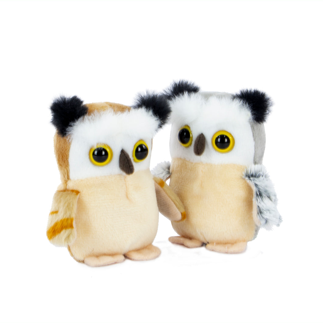 Living Nature Baby Fluffy Owl Wildlife Mini Buddies Viva! Shop