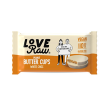 LoveRaw White Choc Peanut Butter Cups 34g Viva! Shop