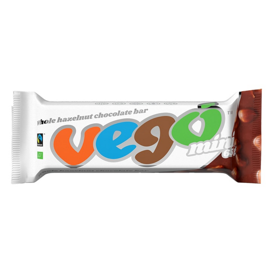 Vego Mini Whole Hazelnut Chocolate Bar 65g Viva! Shop