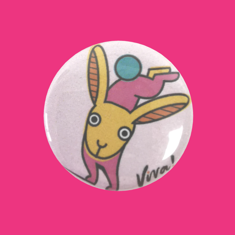 Animal Badge - Rabbit Viva! Shop