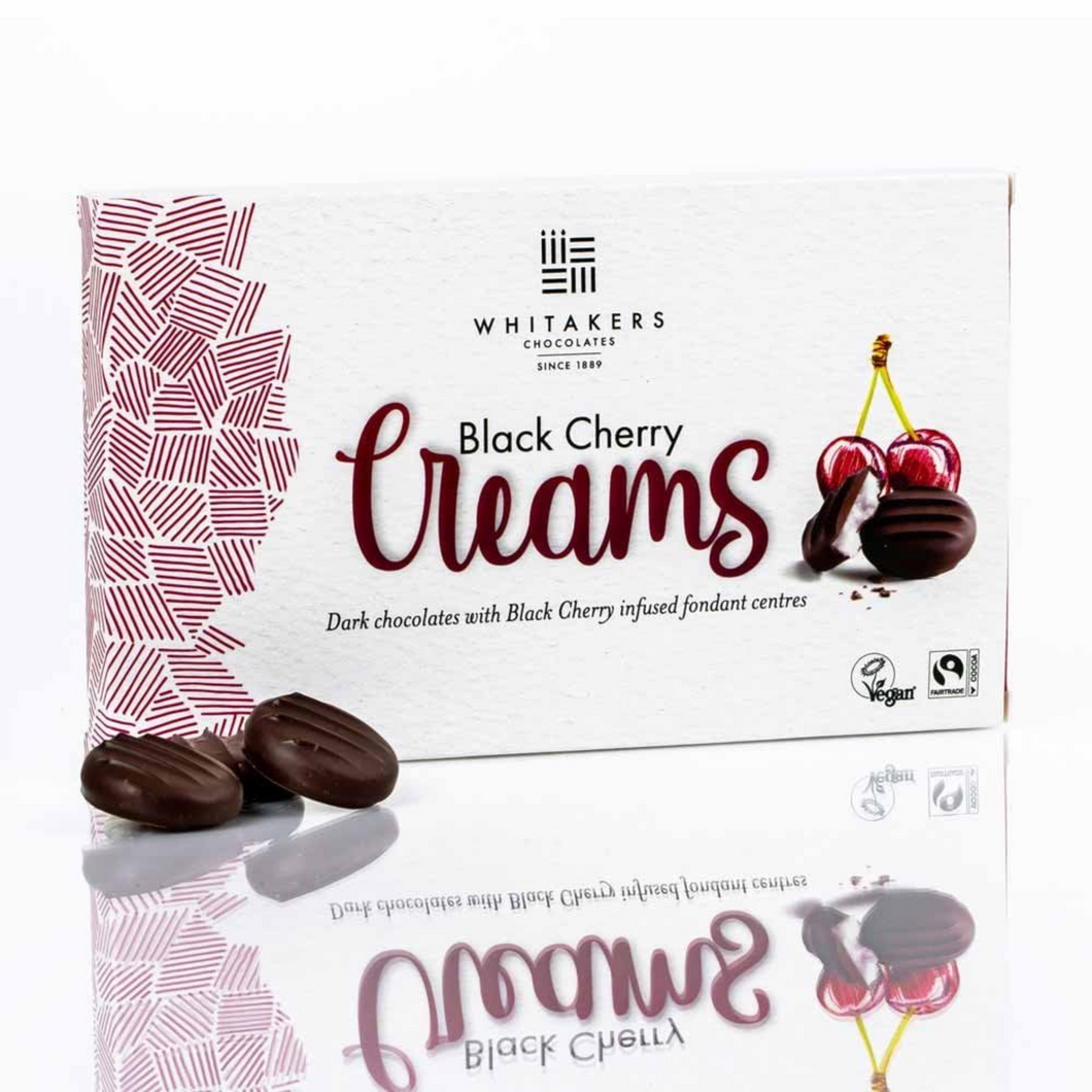 Whitakers Dark Chocolate Black Cherry Creams 150g Viva! Shop