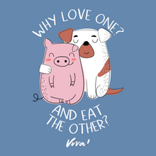 Why Love One And Eat The Other Women's Classic Tee - Heather Blue Viva! Shop